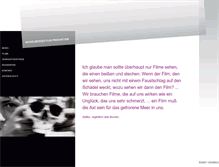 Tablet Screenshot of michelberger-film.de